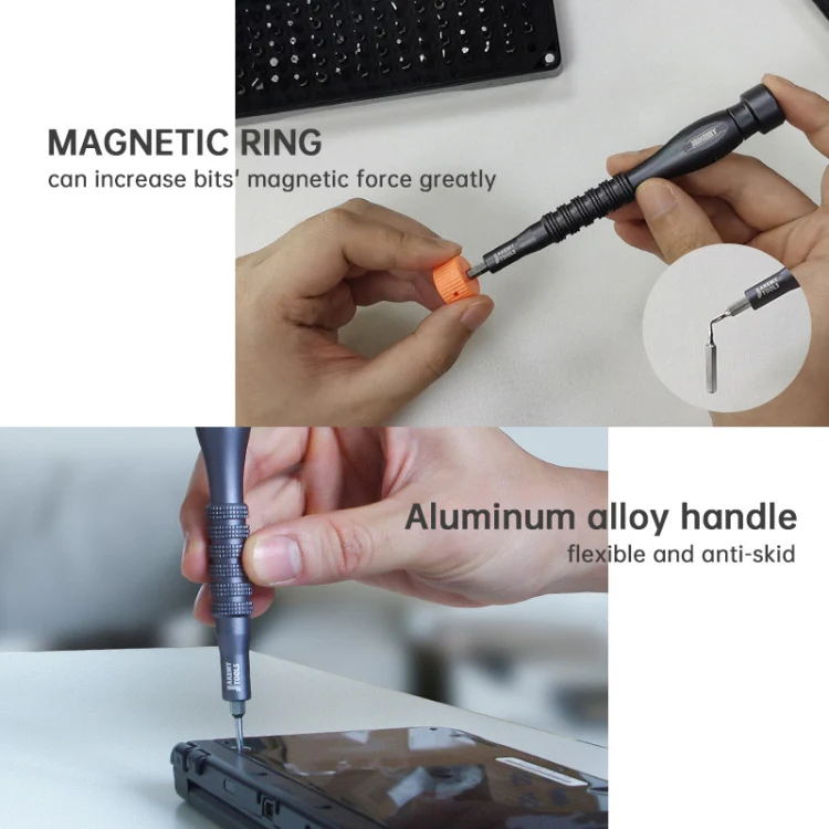 JAKEMY JM-8177 106 in 1 Screwdriver Bit Head Extension Rod Multi-functional Combination Repair Tool Set - Image 8