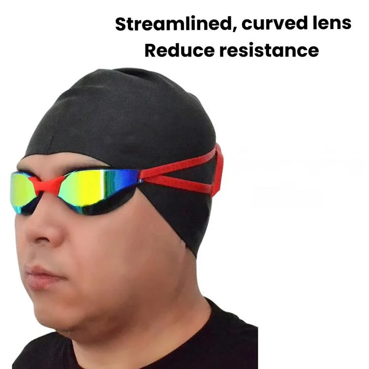 JAZERO Adult Racing Anti-Fog HD Swimming Goggles, Outdoor Training Glasses For Men Women(Electroplated Purple) - Image 6