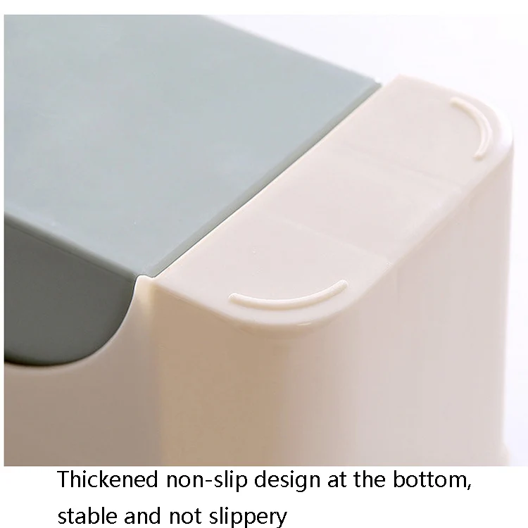 Jewelry And Cosmetics Storage Box Drawer Type Plastic Desktop Rack(Blue) - Image 5