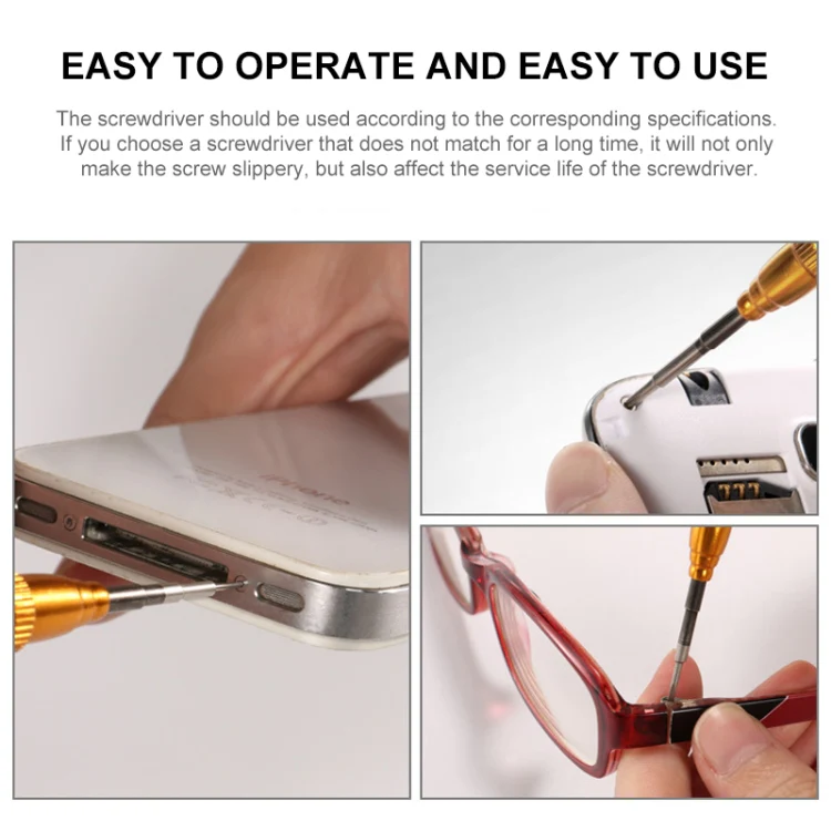 JF-658-0.8 Metal Mobile Phone Repair Tool Five Star Screwdriver - Image 6