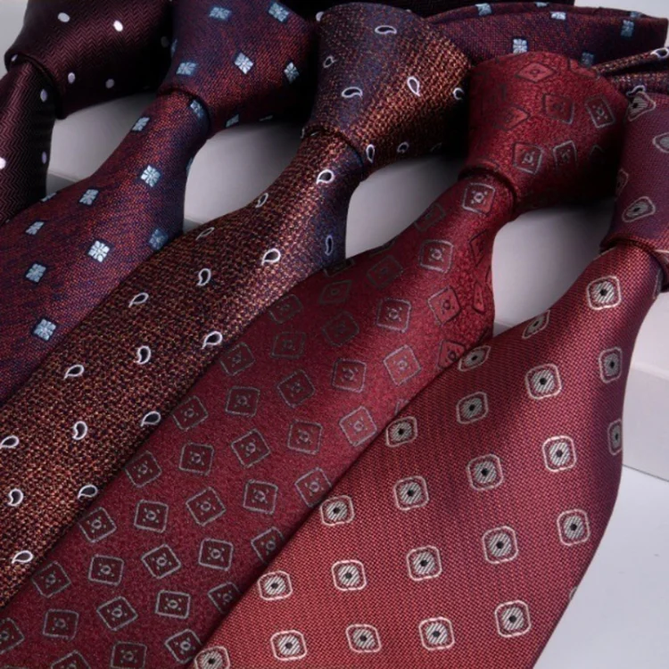 JHX02 Men Formal Business Jacquard Tie Wedding Clothing Accessories - Image 3