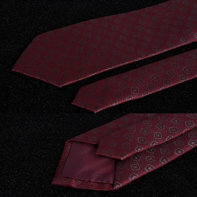 JHX08 Men Formal Business Jacquard Tie Wedding Clothing Accessories - Image 7