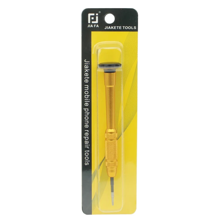 JIAFA JF-609-2.5 Hollow Cross Tip 2.5 Middle Bezel Repair Screwdriver(Gold) - Image 4