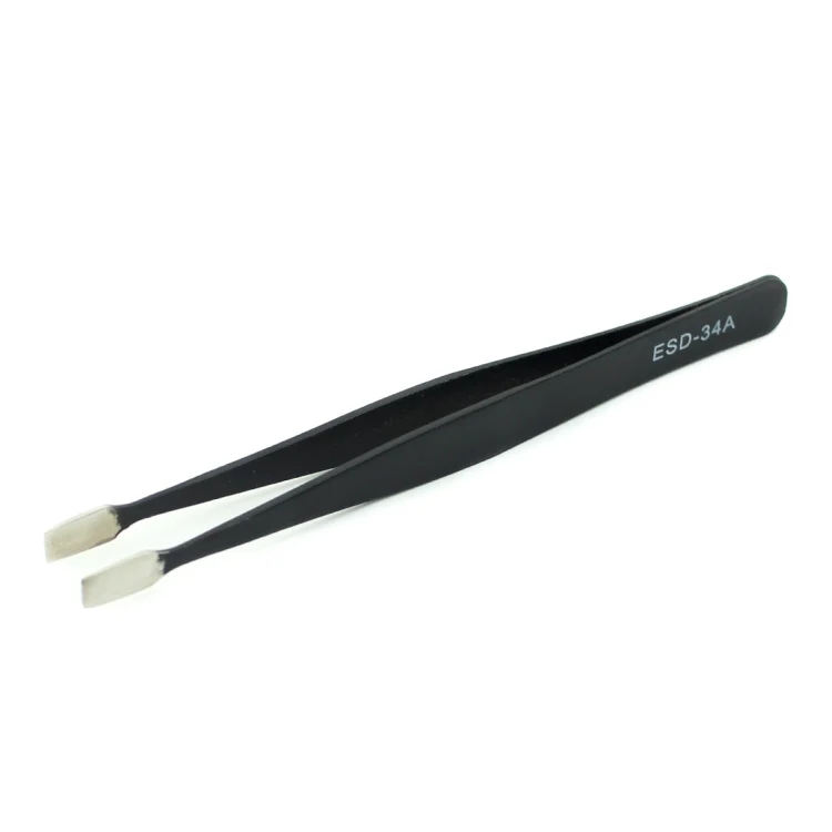 JIAFA JF-8118 9 in 1 Anti-static Precision Tweezers Set with Bag(Black) - Image 10
