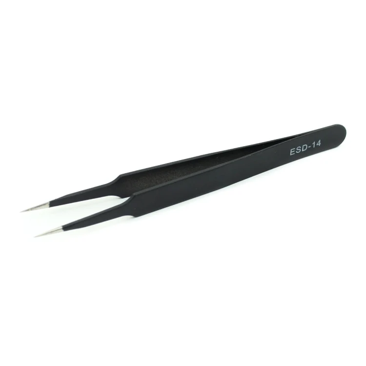 JIAFA JF-8118 9 in 1 Anti-static Precision Tweezers Set with Bag(Black) - Image 6