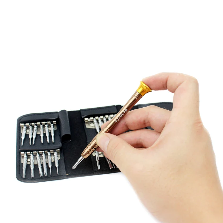 JIAFA JF-8129 24 in 1 Professional Multi-functional Screwdriver Set with Carrying Bag(Gold) - Image 5