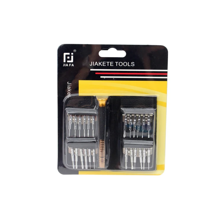 JIAFA JF-8129 24 in 1 Professional Multi-functional Screwdriver Set with Carrying Bag(Gold) - Image 9