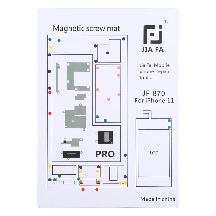 JIAFA JF-870 Magnetic Pad Screw Board for iPhone 11 Pro - Image 2