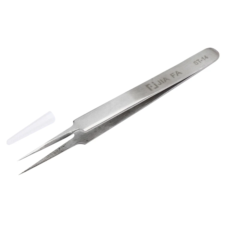 JIAFA ST-14 High-Hardness Anti-Magnetic Anti-Acid Steel Tweezers - Image 2