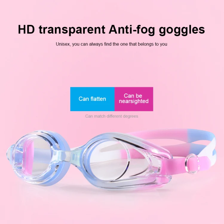JIEHU JH8102 4 in1 Women HD Transparent Anti-fog Waterproof Swimming Glasses Swimming Cap Set(Black) - Image 7