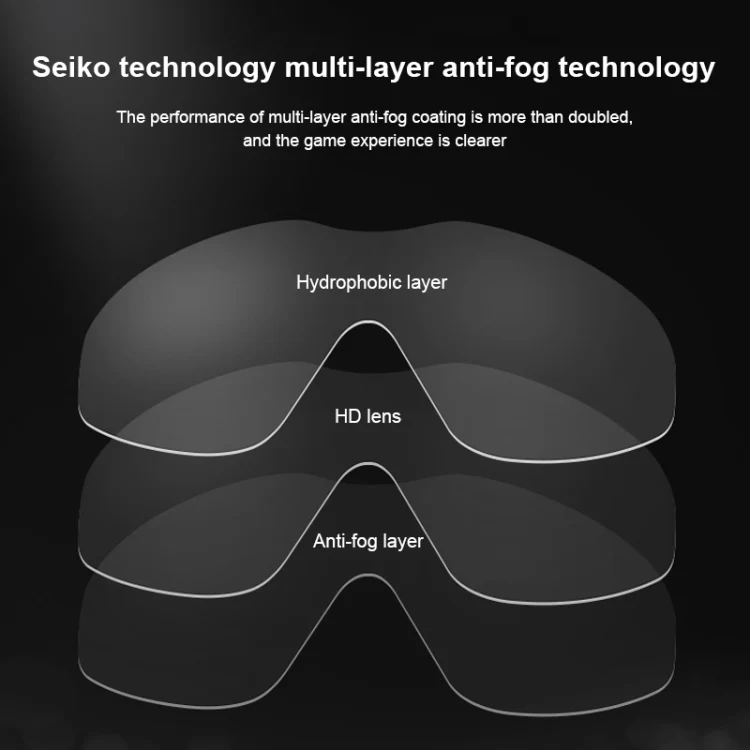 JIEHU JH8208DMJS Large Frame Waterproof and Anti-fog High-definition Eye Protection Swimming Goggles(Smoke Green White) - Image 3