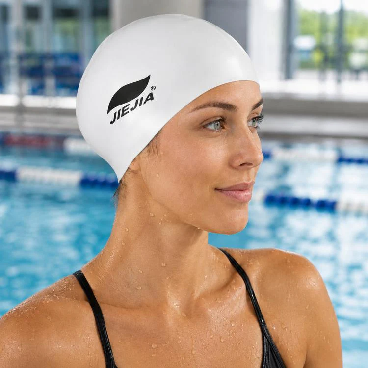 JIEJIA Extra Large Elastic Waterproof Silicone Swim Cap(SC301)