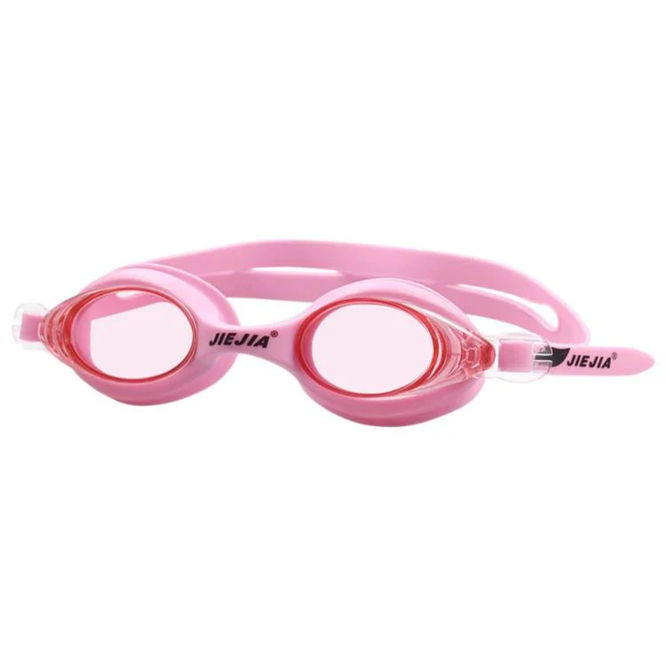 JIEJIA High-Definition Waterproof and Anti-Fog Silicone Swimming Goggles(Pink)
