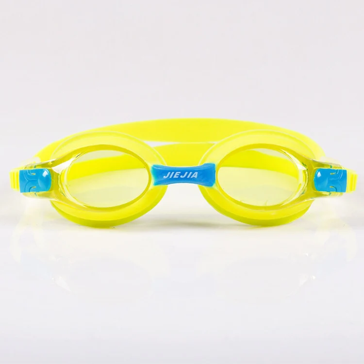 JIEJIA J2670 Silicone Swimming Goggles for Children(Yellow)
