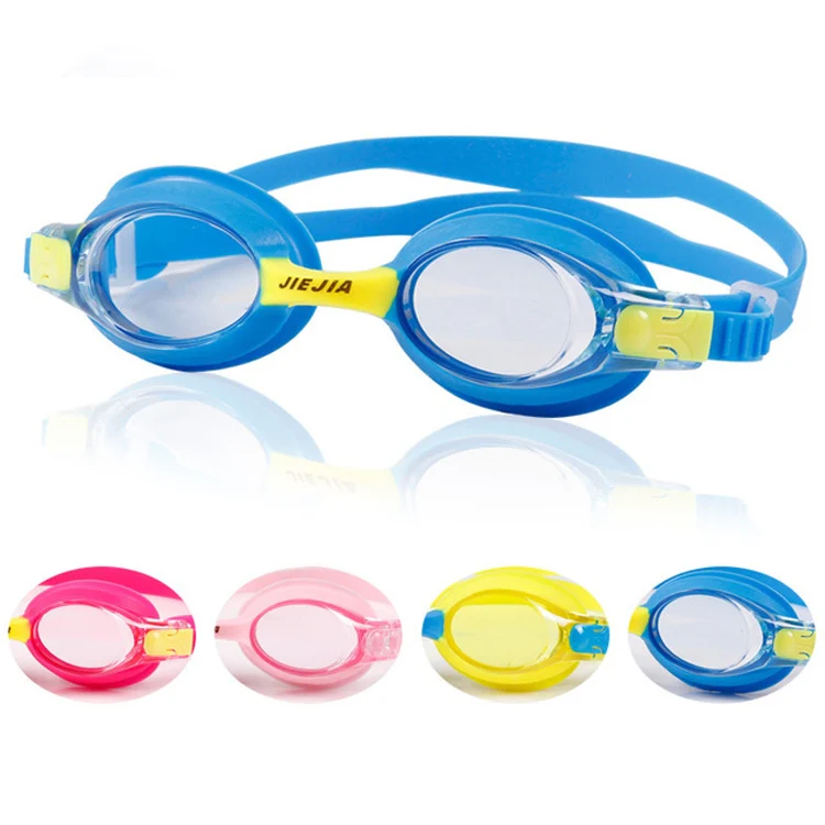 JIEJIA J2670 Silicone Swimming Goggles for Children(Yellow) - Image 6