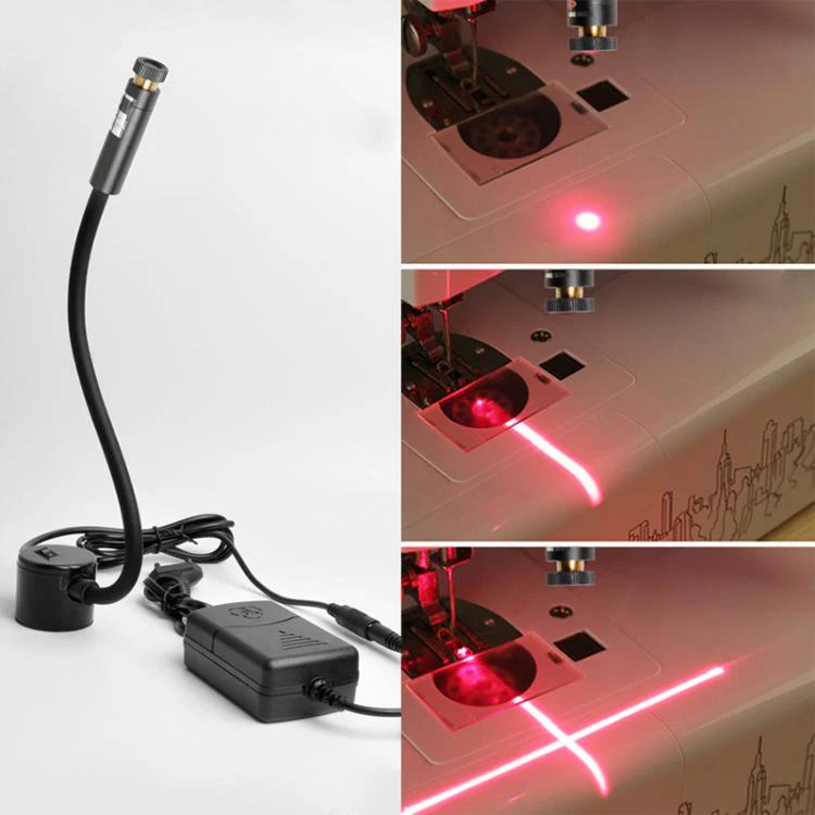 JINGMAI 100MW Dot Red Light Plug Type Hose Magnetic Adjustable Infrared Laser Positioning LED Work Light(EU Plug) - Image 8