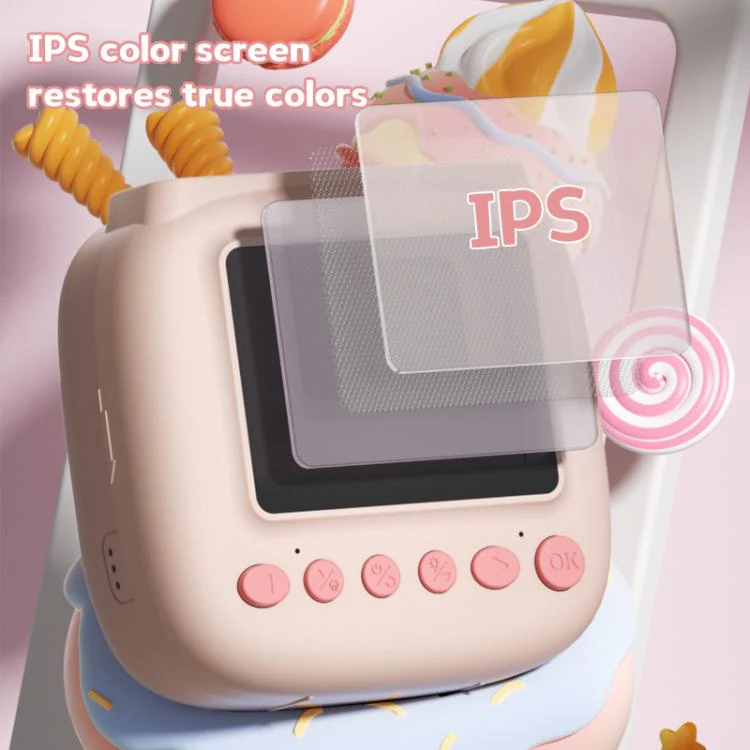 JJR/C C40 2.4 inch IPS Color Screen Children Printing Camera(Pink) - Image 6