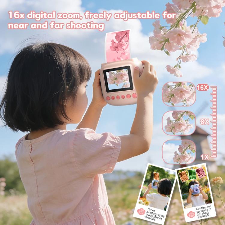 JJR/C C40 2.4 inch IPS Color Screen Children Printing Camera(Purple) - Image 7