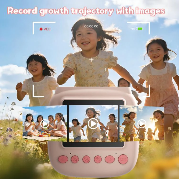JJR/C C40 2.4 inch IPS Color Screen Children Printing Camera(Purple) - Image 9