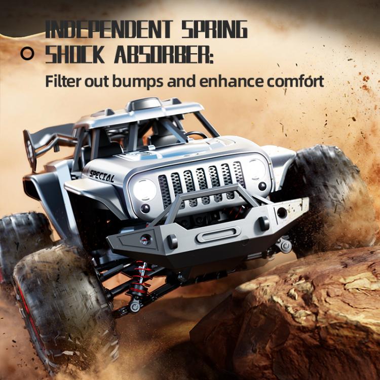 JJR/C C8838 4WD 1:14 Defender Action High Speed Off Road Remote Control Car(Yellow) - Image 4