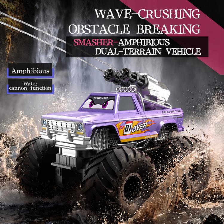 JJR/C Q245 Crusher Amphibious 4WD Remote Control Car(Pink) - Image 4