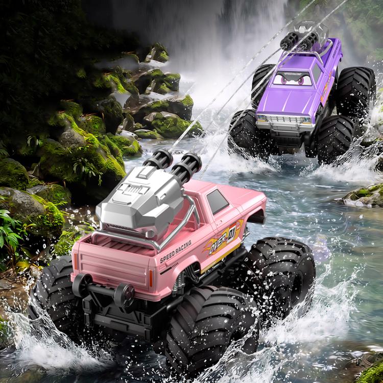 JJR/C Q245 Pro Crusher Amphibious 4WD Remote Control Car with Water Cannon Function(Blue) - Image 3