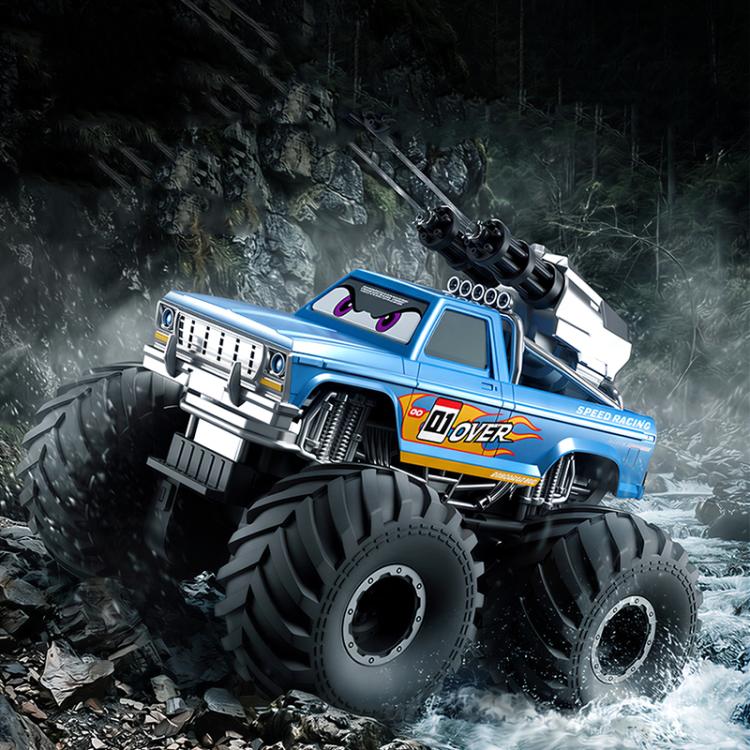 JJR/C Q245 Pro Crusher Amphibious 4WD Remote Control Car with Water Cannon Function(Purple) - Image 5
