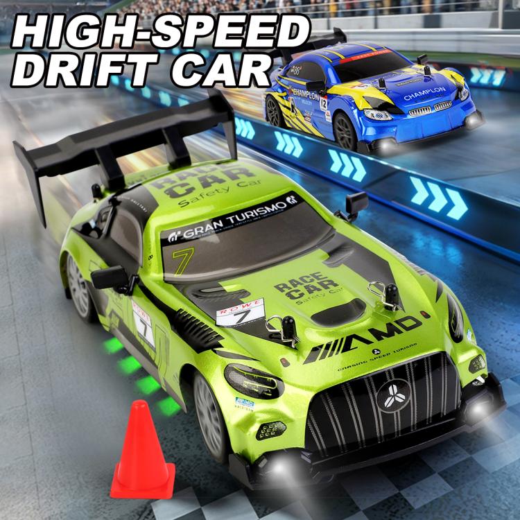 JJR/C Q249 Premium High-Speed Drift Remote Control Car(Style-A Green) - Image 2