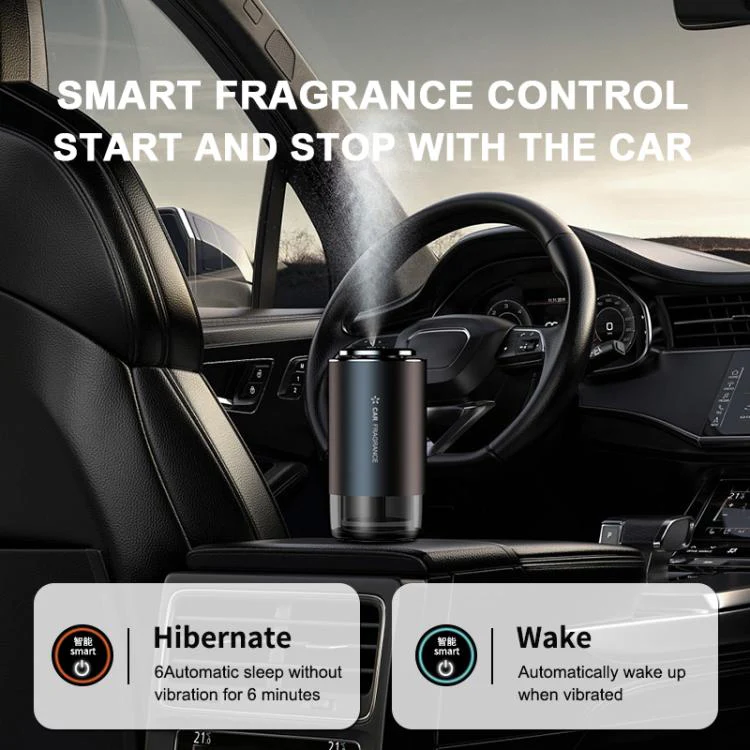 JK-572 Car Mounted Smart Spray Aroma Diffuser(Black) - Image 3
