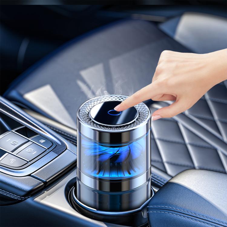 JK-580 Smart Car Home Aroma Diffuser(Transparent Brown + Gray) - Image 5