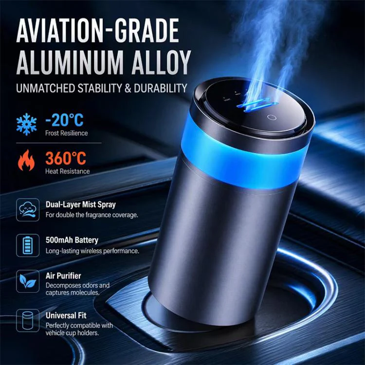 JK-582 Aurora Blue Flame Car Air Freshener(Black) - Image 10