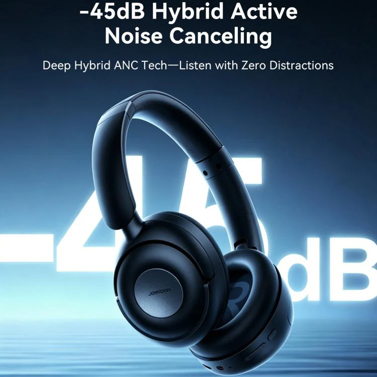 JOYROOM JHead Series JR-JH3 Hybrid Active Noise Reduction Bluetooth Earphone(Black) - Image 2