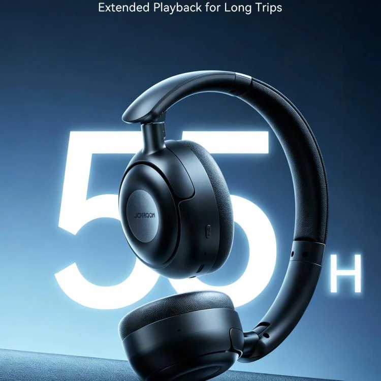 JOYROOM JHead Series JR-JH3 Hybrid Active Noise Reduction Bluetooth Earphone(Black) - Image 3