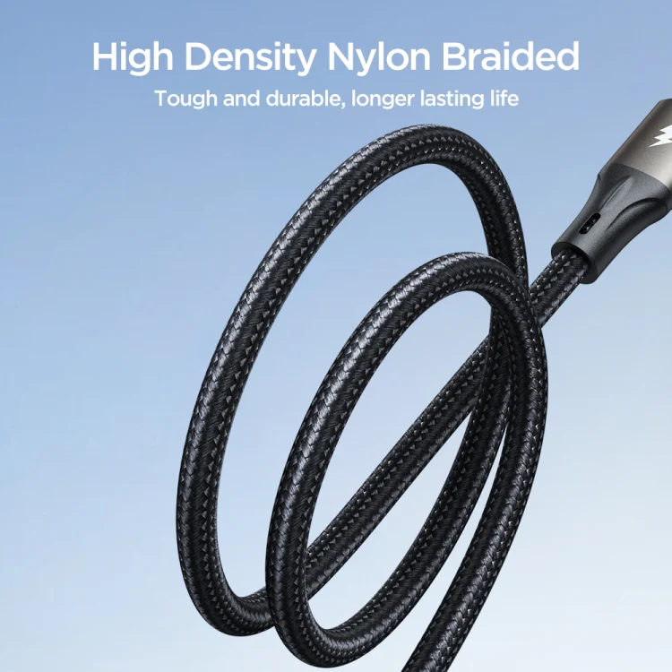 JOYROOM SA25-CL3 30W USB-C/Type-C to 8 Pin Fast Charge Data Cable, Length:1.2m(Black) - Image 5