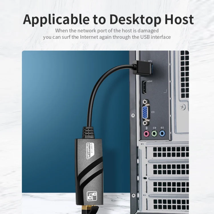 JSM 1000 Mbps USB 3.0 to RJ45 Ethernet Adapter Network Cable - Image 4