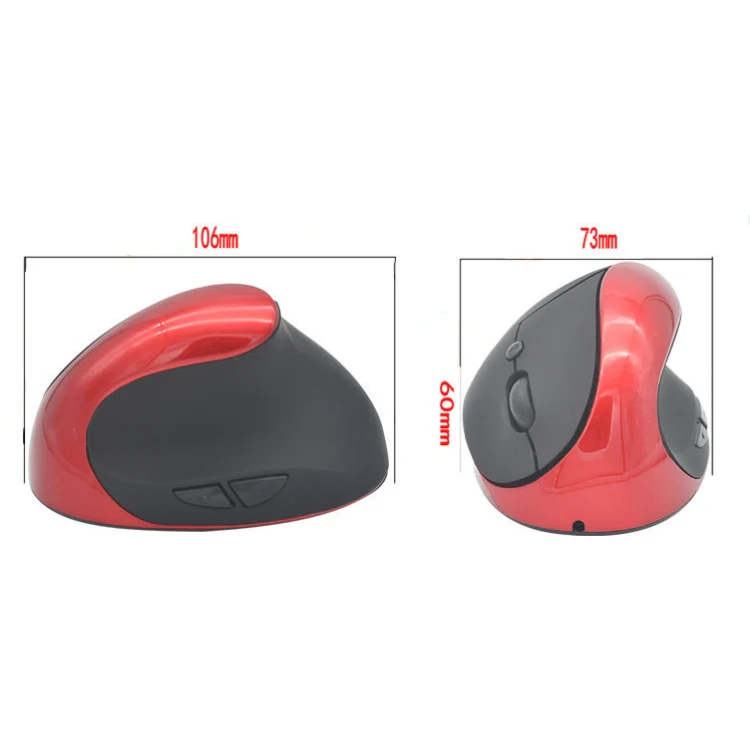 JSY-03 6 Keys Wireless Vertical Charging Mouse Ergonomic Vertical Optical Mouse(Black) - Image 3