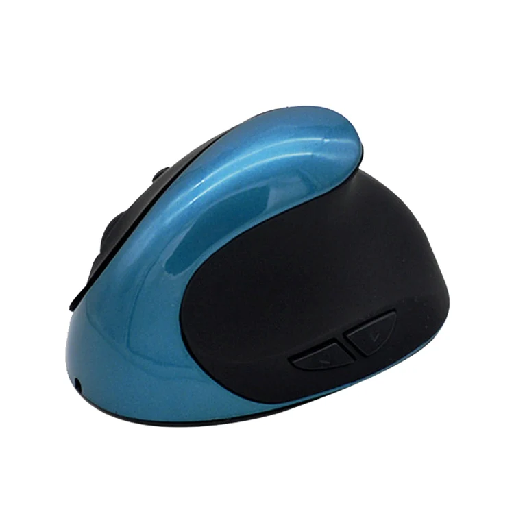JSY-03 6 Keys Wireless Vertical Charging Mouse Ergonomic Vertical Optical Mouse(Blue) - Image 2