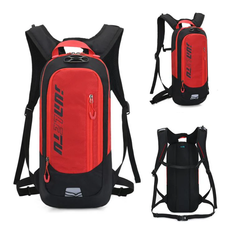 JUNLETU Hiking Trail Running Mountaineering Backpack Running Fitness Outdoor Cycling Hydration Pack(Red)