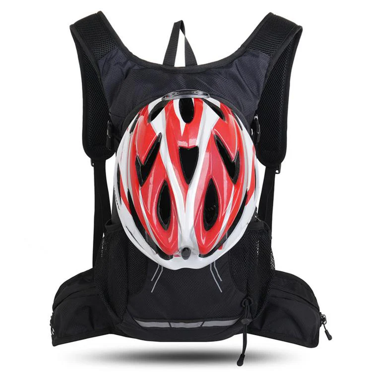 JUNLETU Outdoor Sports Cycling Backpack Waterproof Nylon Lightweight Breathable Travel Hiking Backpack(Gray) - Image 2