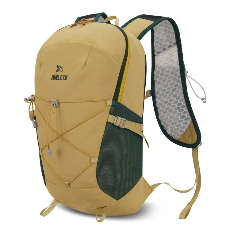 JUNLETU Waterproof Outdoor Sports Backpack Ultra-Lightweight Breathable Trail Cycling Pack(Dusty Yellow)