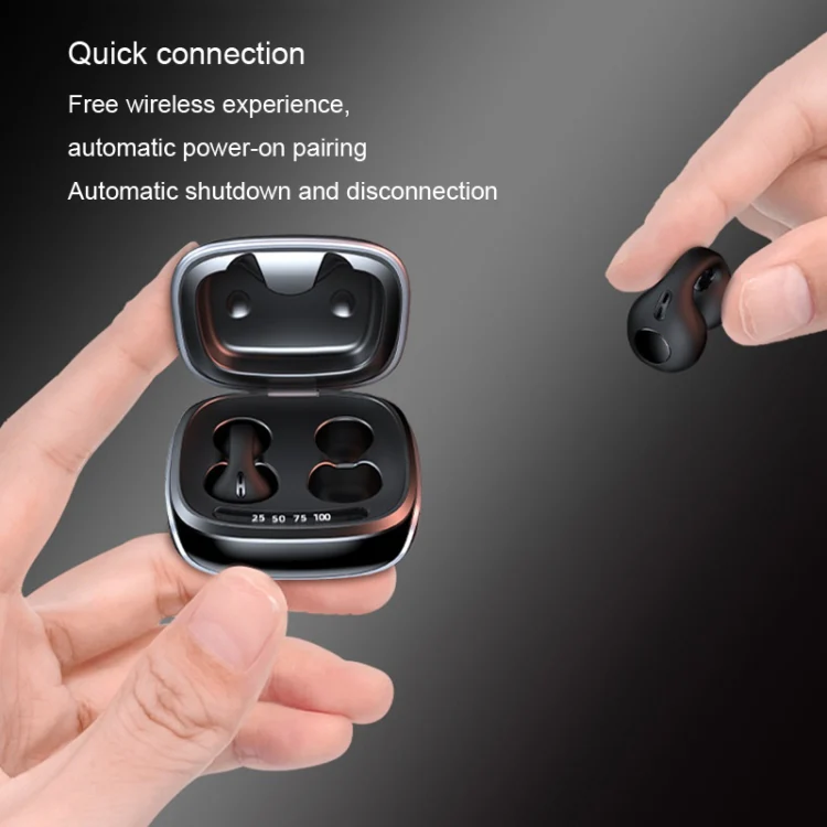 JX80 TWS Wireless Bone Conduction Clip-On Ear Noise Reduction Bluetooth Headset(White) - Image 10