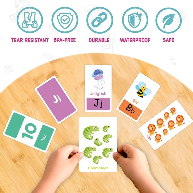 K06 58 Cards / Set Montessori Toddlers Kids Early Education Learning Flash Cards - Image 4