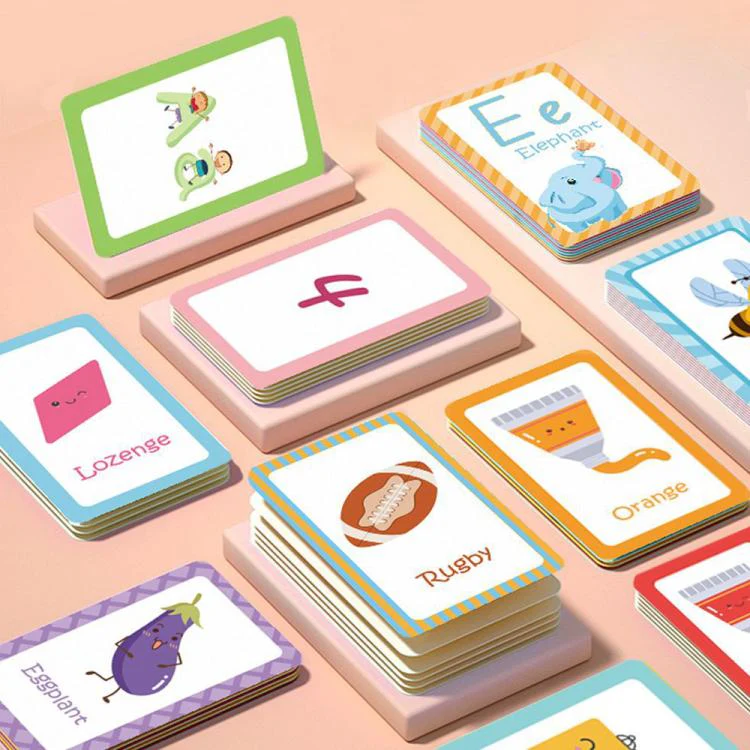 K06 58 Cards / Set Montessori Toddlers Kids Early Education Learning Flash Cards - Image 7