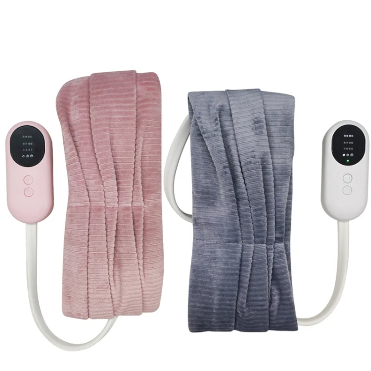 K2009 Air Wave Head Massage Device Heating Compress Airbag Home Sleep Massage Instrument(Pink) - Image 2