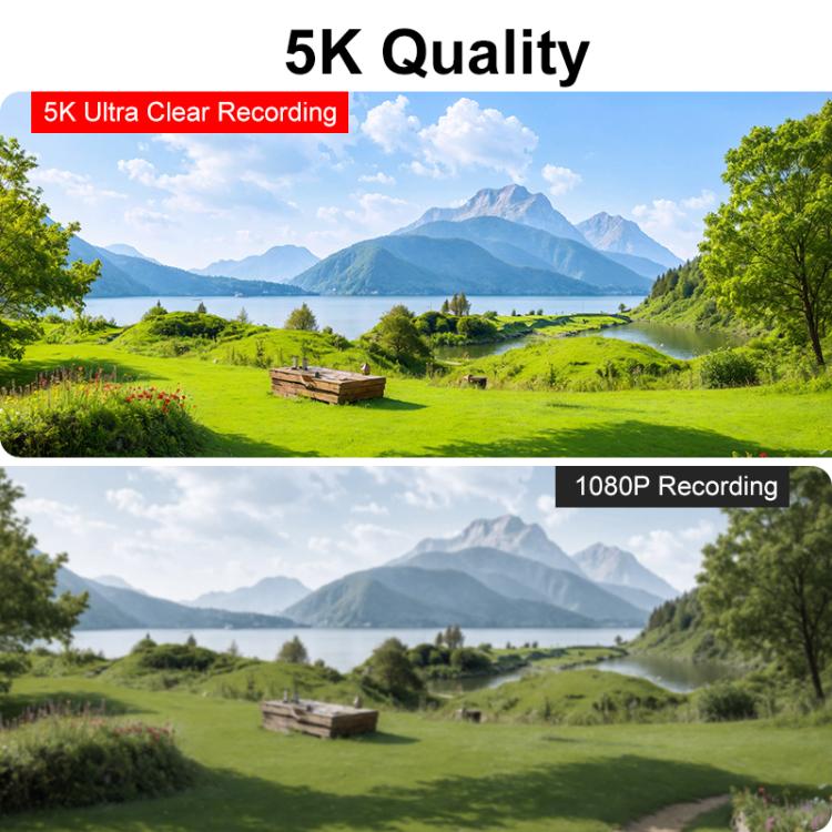 K28 1.69 inch IPS Screen 5K High Definition Video Recording Gimbal Camera(Black) - Image 5
