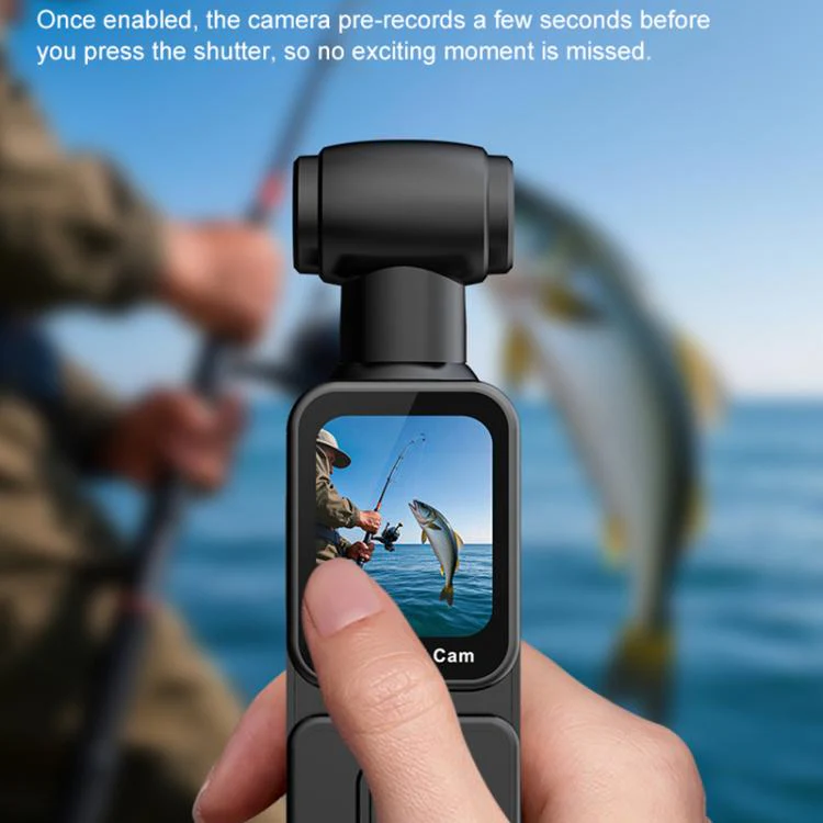 K28 1.69 inch IPS Screen 5K High Definition Video Recording Gimbal Camera(Black) - Image 9