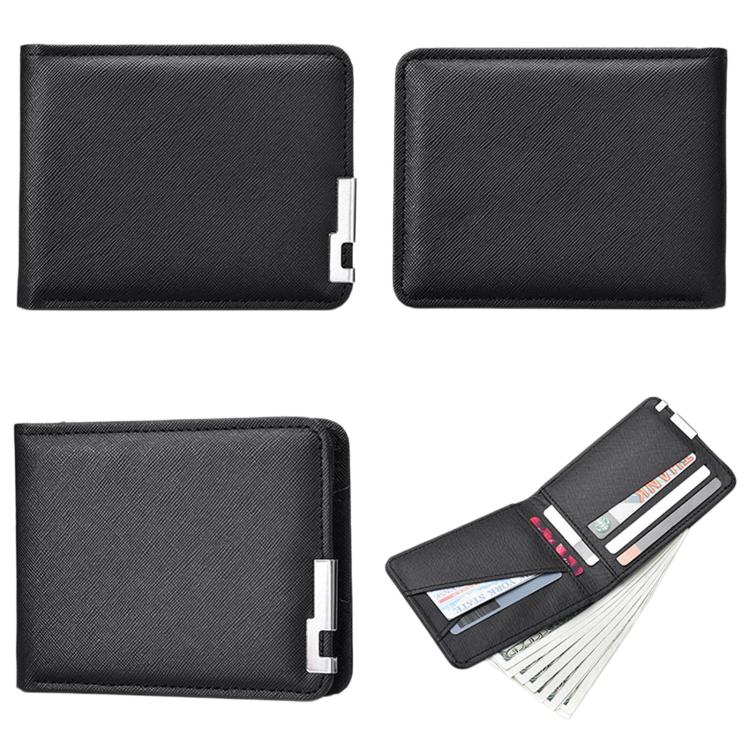 K3323 Men Short Multi-Card Slot Wallet Portable Slim & Minimalist Card Holder(Grey) - Image 4