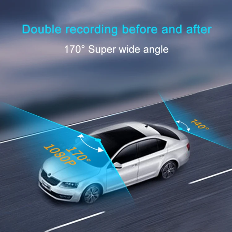 K5 5.5 inch Car Streaming Media Double Recording Vision Driving Recorder - Image 4