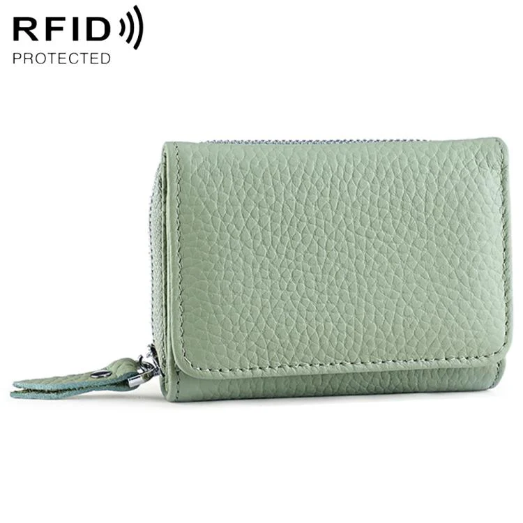 KB100 Tri-fold RFID Multifunctional Storage Bag(Light Green)