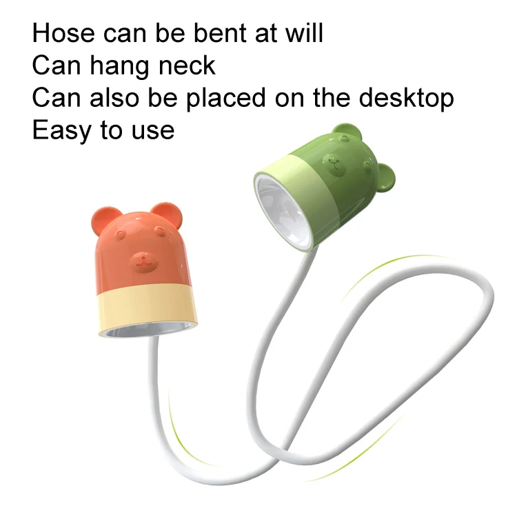 KD201 Portable Lamp Hanging Neck Reading LED Night Light, Style: Little Deer (Blue+Brown) - Image 4